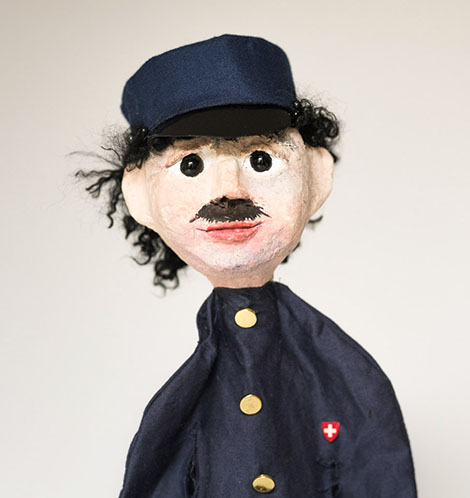 Figur/Puppe Polizist